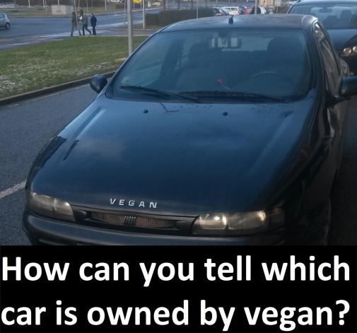 Ako spoznáš, že auto vlastní vegan?